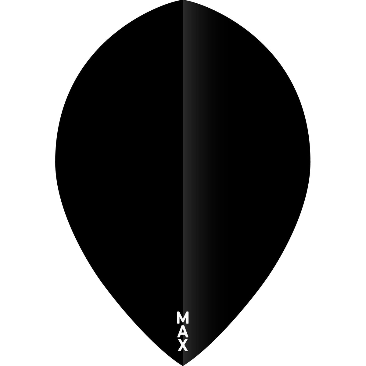 *McCoy Power Max Dart Flights - 150 Micron - Pear - Solid Black