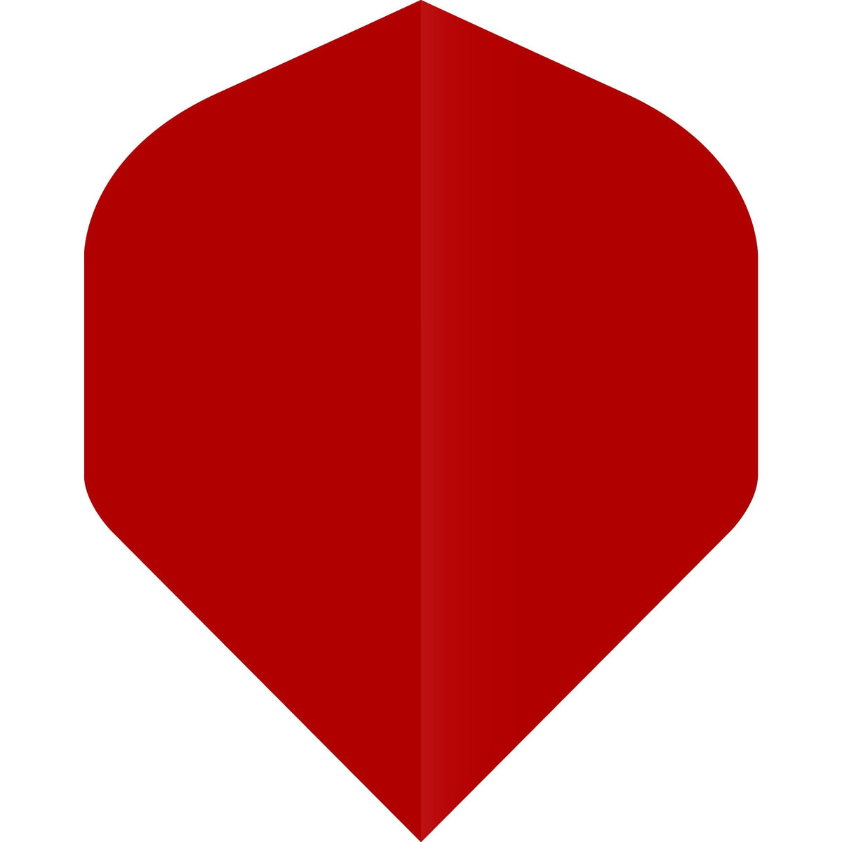 Ruthless Poly Plain - Solid - Dart Flights - 75 Micron - No2 - Std Red