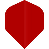 Ruthless Poly Plain - Solid - Dart Flights - 75 Micron - No2 - Std Red