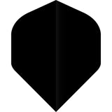 Ruthless Poly Plain - Solid - Dart Flights - 75 Micron - No2 - Std Black