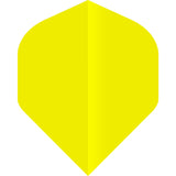 Ruthless Poly Plain - Solid - Dart Flights - 75 Micron - No2 - Std Yellow
