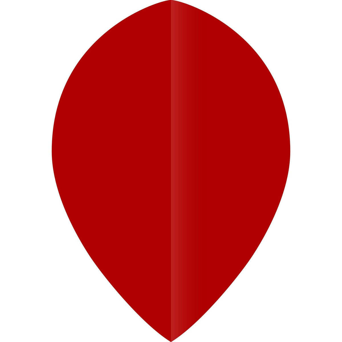 *Ruthless Poly Plain - Solid - Dart Flights - 75 Micron - Pear Red