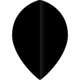 *Ruthless Poly Plain - Solid - Dart Flights - 75 Micron - Pear Black