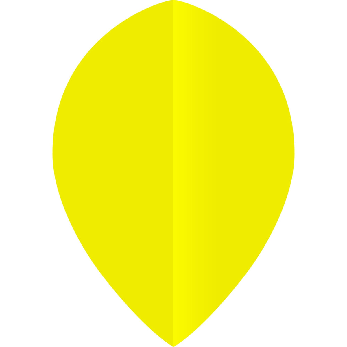 *Ruthless Poly Plain - Solid - Dart Flights - 75 Micron - Pear Yellow