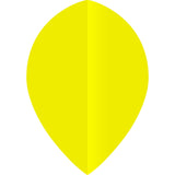 *Ruthless Poly Plain - Solid - Dart Flights - 75 Micron - Pear Yellow
