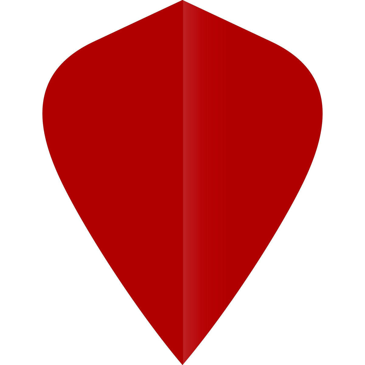 *Ruthless Poly Plain - Solid - Dart Flights - 75 Micron - Kite Red