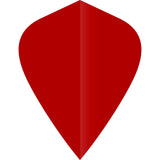 *Ruthless Poly Plain - Solid - Dart Flights - 75 Micron - Kite Red