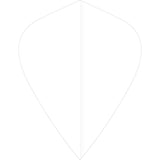 *Ruthless Poly Plain - Solid - Dart Flights - 75 Micron - Kite White