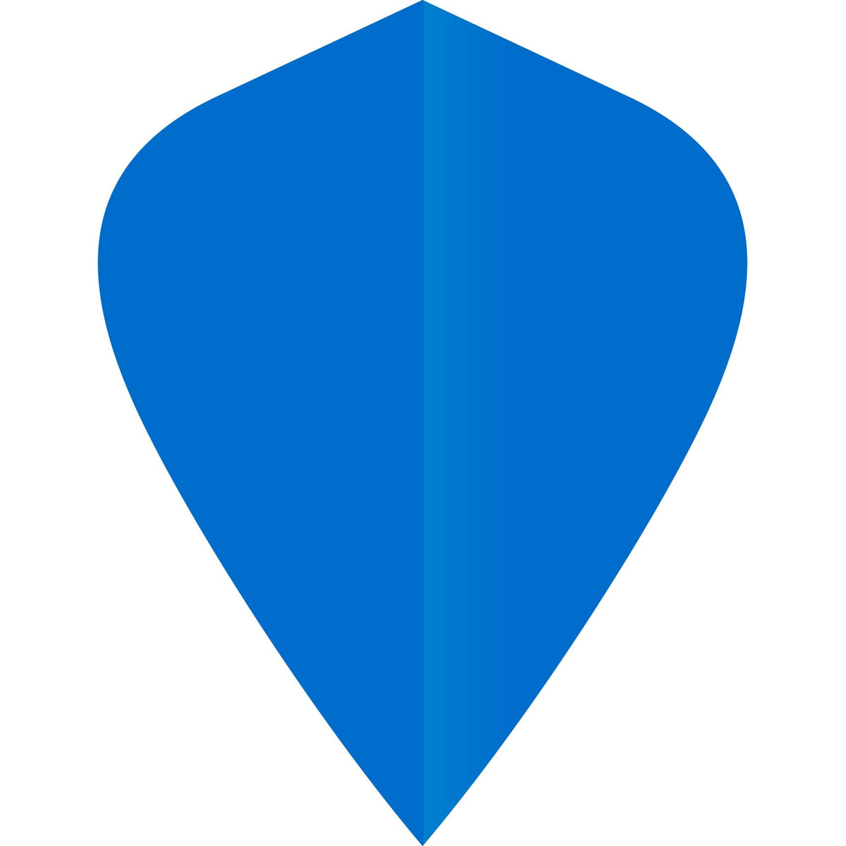 *Ruthless Poly Plain - Solid - Dart Flights - 75 Micron - Kite Blue