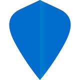 *Ruthless Poly Plain - Solid - Dart Flights - 75 Micron - Kite Blue