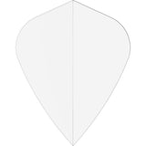 *Ruthless Poly Plain - Solid - Dart Flights - 75 Micron - Kite Clear