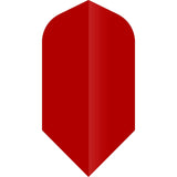 *Ruthless Poly Plain - Solid - Dart Flights - 75 Micron - Slim Red