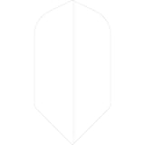 *Ruthless Poly Plain - Solid - Dart Flights - 75 Micron - Slim White