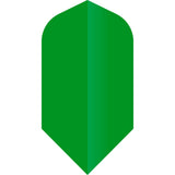 *Ruthless Poly Plain - Solid - Dart Flights - 75 Micron - Slim Green