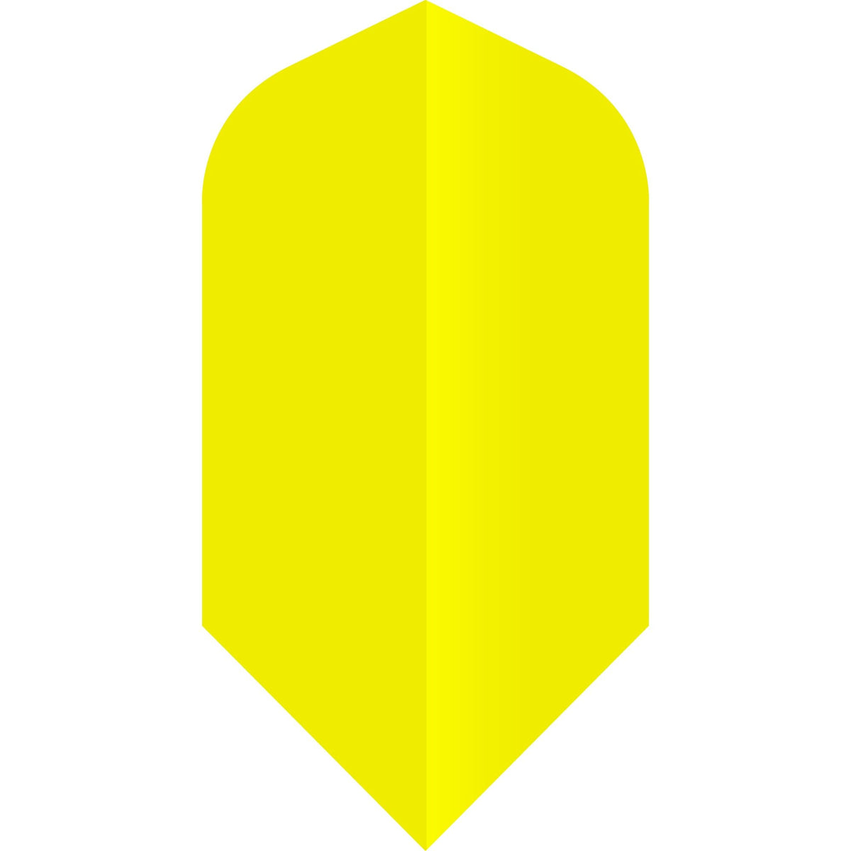 *Ruthless Poly Plain - Solid - Dart Flights - 75 Micron - Slim Yellow