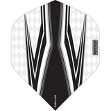 Pentathlon TDP-Lux Dart Flights - Vision Black Centre - No2 - Std Clear