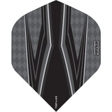 Pentathlon TDP-Lux Dart Flights - Vision Black Centre - No2 - Std Grey