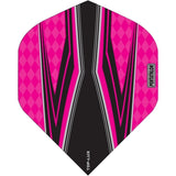 Pentathlon TDP-Lux Dart Flights - Vision Black Centre - No2 - Std Pink