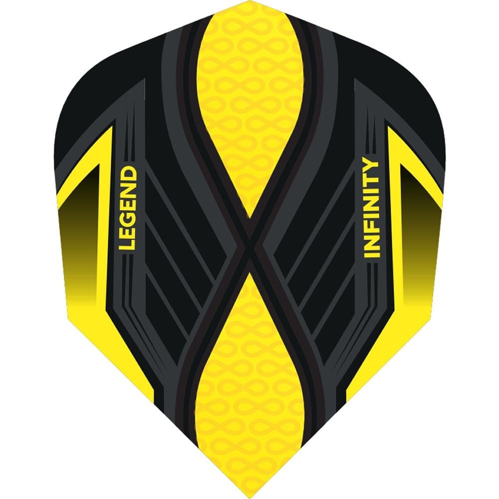 *Legend Infinity Dart Flights - 100 Micron - No2 - Std Yellow