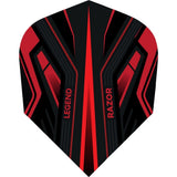 *Legend Razor Dart Flights - 100 Micron - No2 - Std Red