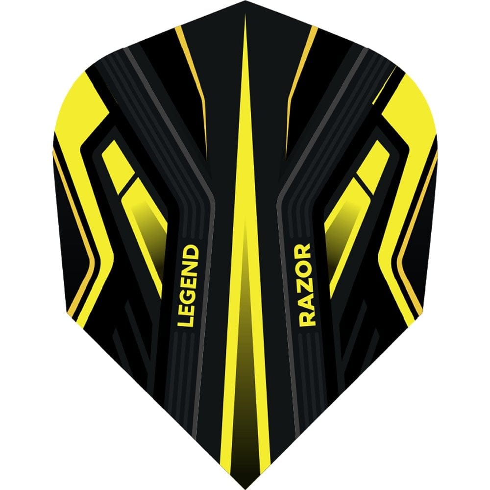 *Legend Razor Dart Flights - 100 Micron - No2 - Std Yellow