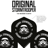 Original StormTrooper Dart Flights - Official Licensed - No2 - Std - Storm Trooper - Logo on Black