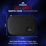 Mission Force 90 Dart Case - EVA Moulded Wallet - Large