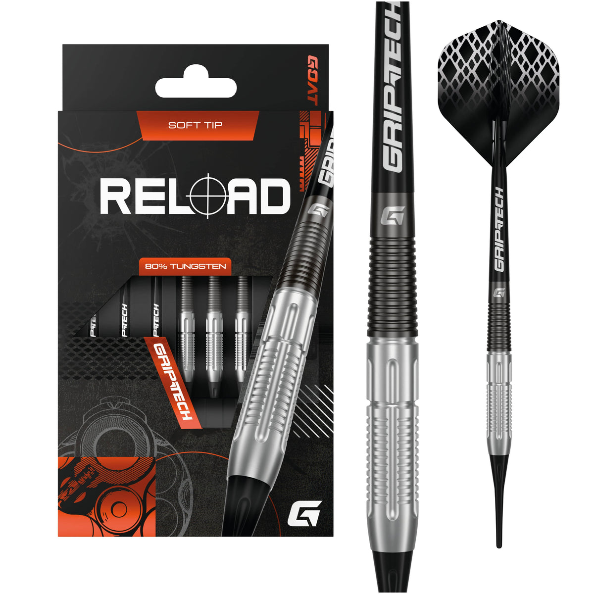 Goat Reload Darts - Soft Tip - 90% Tungsten - 20g