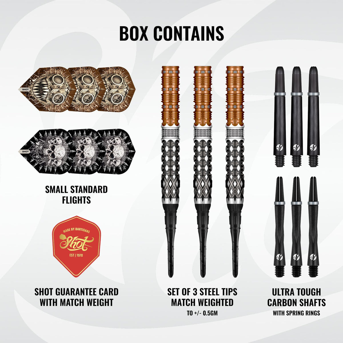 Snot Gnarly Darts - Soft Tip - 95% Tungsten - Gnasha 20g