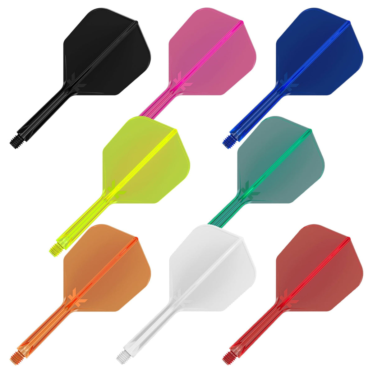Target K-Flex Dart Flights - Moulded Flight & Shaft - Standard No6