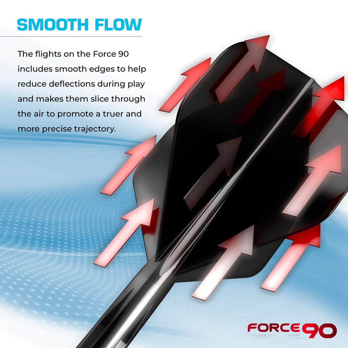 Mission Force 90 - New Moulded Flight & Shaft System - Standard No2 - Gradient