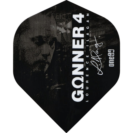 One80 Dart Flights - 100 Micron - Standard No2 - Gunner 4