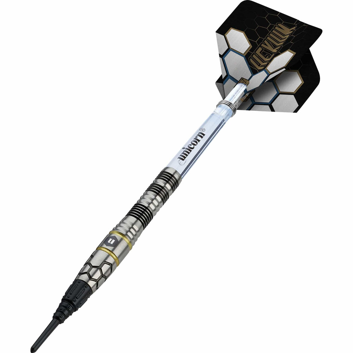 Unicorn Hexium Darts - Soft Tip - 90% Tungsten - Style 1 22g