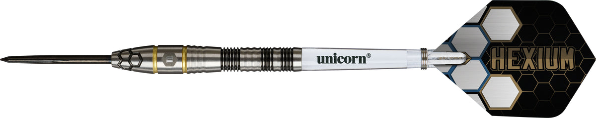 Unicorn Hexium Darts - Steel Tip - 90% Tungsten - Style 1