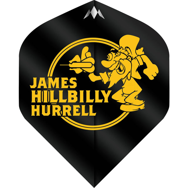 Mission Solo Dart Flights - 100 Micron Standard No2 - James Hurrell V2
