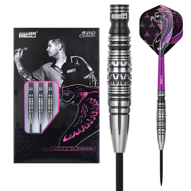 One80 Jelle Klaasen Darts - Steel Tip - 90% Tungsten - V3 23g