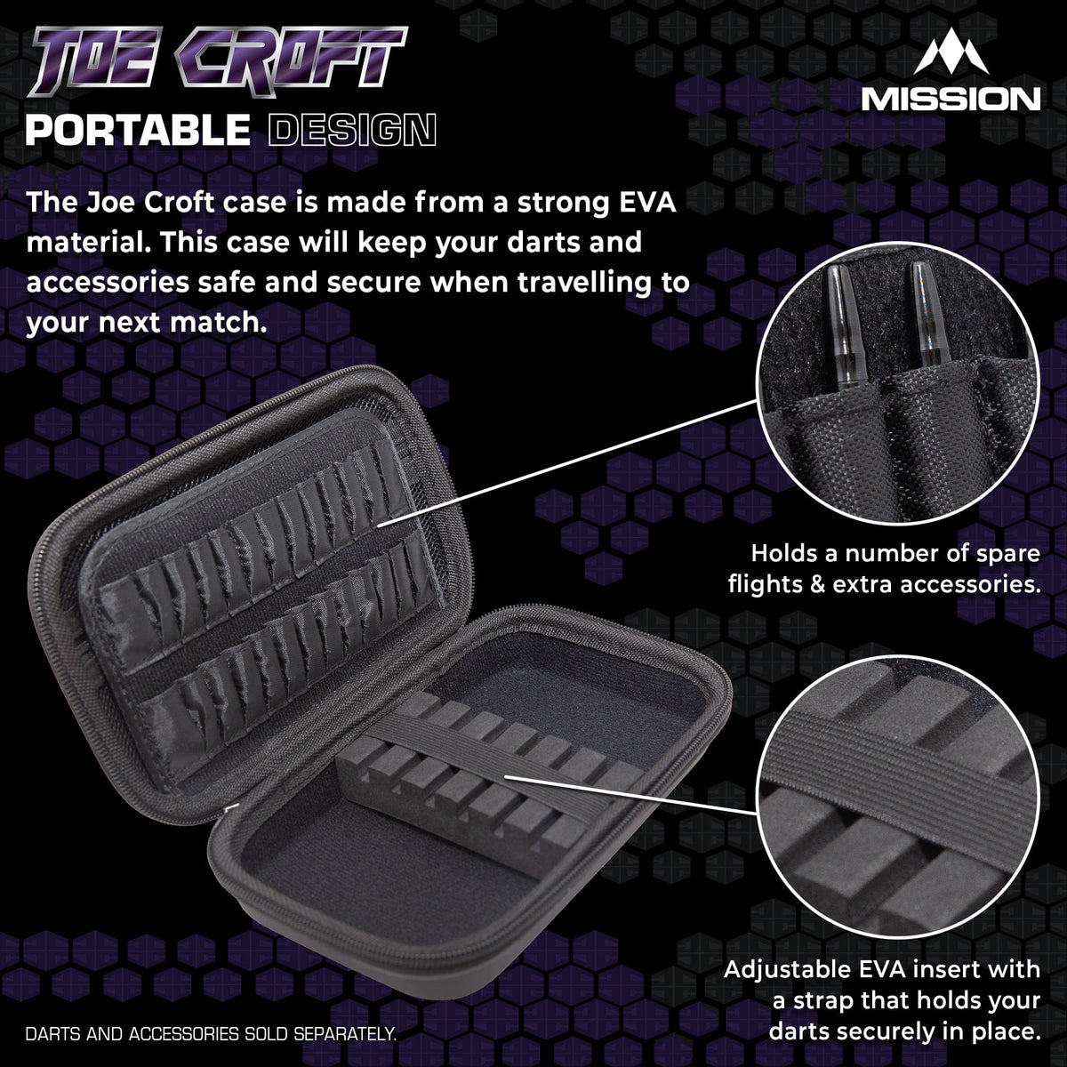 Mission Darts Players- EVA Dart Case - Joe Croft