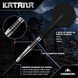 Mission Katana Darts - Steel Tip - 95% Tungsten