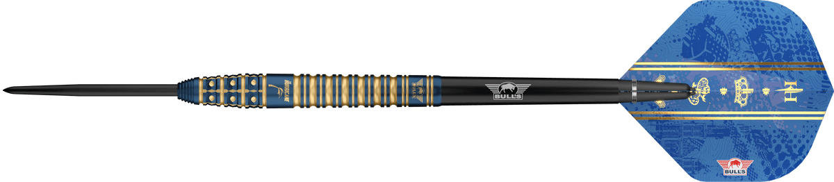 Bulls Kim Huybrechts Darts - Steel Tip - 95% Tungsten - Blue
