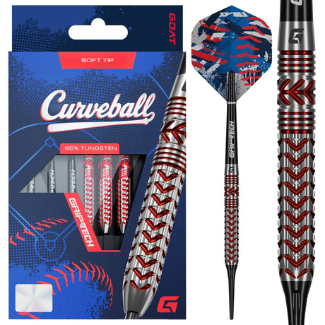 GOAT Curveball Darts - 95% Tungsten - Soft Tip 20g