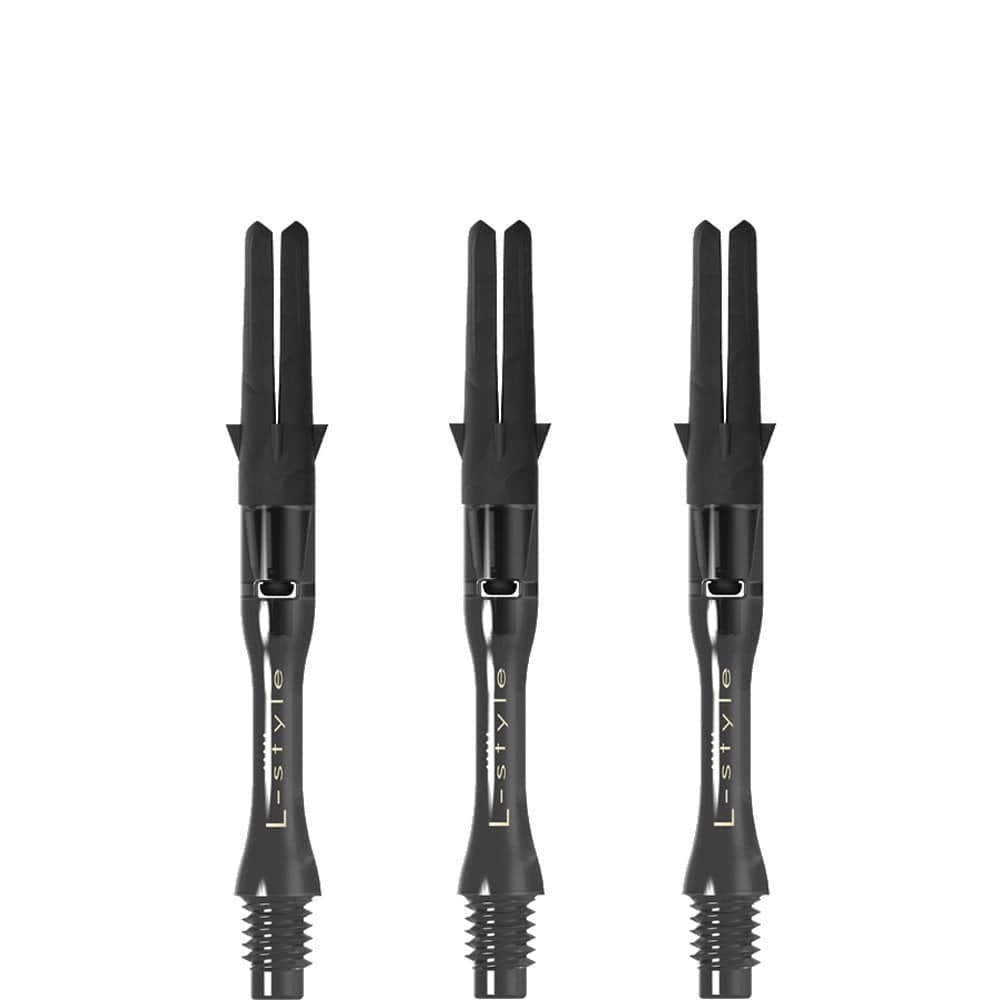 *L-Style - L-Shafts - Slim - Carbon - Silent Spin - Clear Black L Style 300 44mm Tweenie