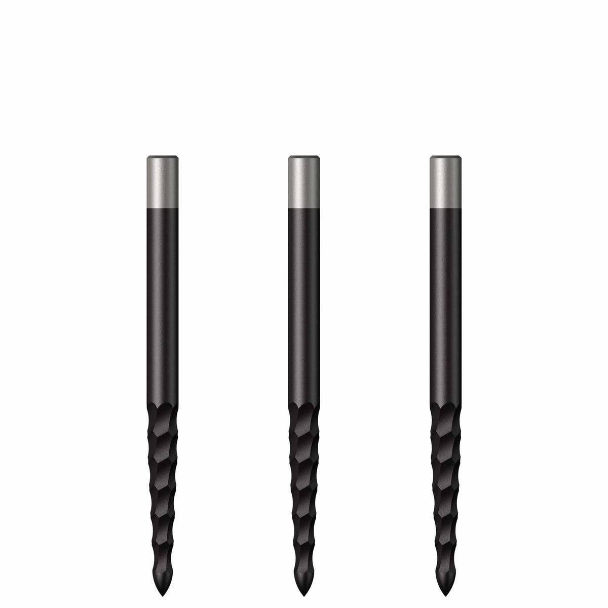 *Mission Lunar FS Dart Points - Spare Points - Rough Cut - Black