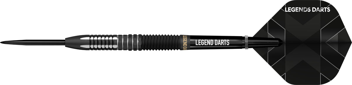 Legend Darts - Steel Tip - Revolution Series - B18 - Black - Straight Multi Cut