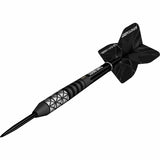 Legend Darts - Steel Tip - Revolution Series - B24 - Black - Taper Back Ring & Milled Cut