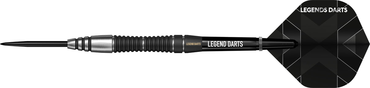 Legend Darts - Steel Tip - Evolution Series - B17 - Black - Scallop