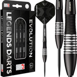 Legend Darts - Steel Tip - Evolution Series - B05 - Black - Bullet Shark