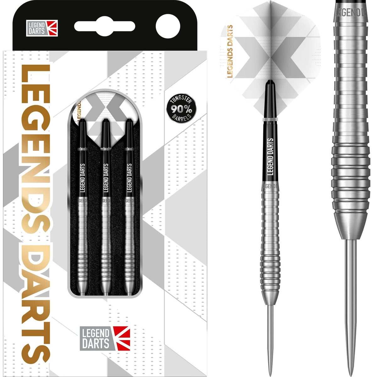 Legend Darts - Steel Tip - 90% Tungsten - Pro Series - V14 - Torpedo Curve 23g