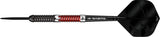Mission Llew Bevan Darts - Steel Tip - 90% Tungsten - Black & Red Electro