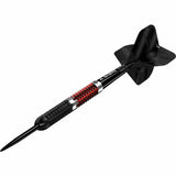 Mission Llew Bevan Darts - Steel Tip - 90% Tungsten - Black & Red Electro