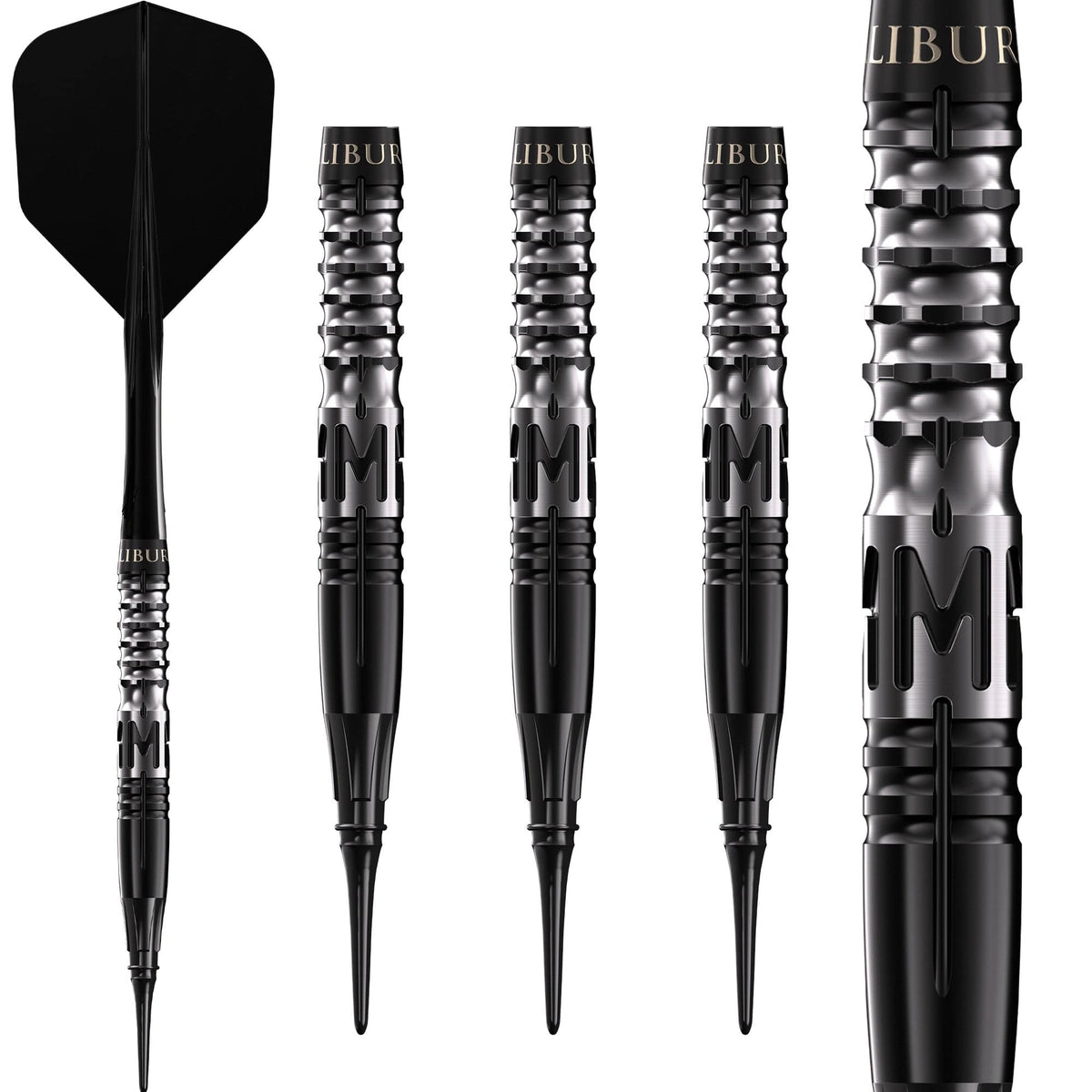 Caliburn Player Darts - Soft Tip - 95% Tungsten - Mak - 19.5g